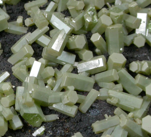 Pyromorphite from Upper Giant Mine, Mullan, Shoshone County, Idaho