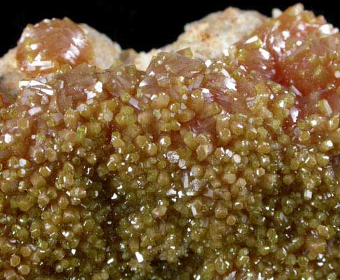 Pyromorphite from Bunker Hill Mine, 9th Level, Jersey Vein, Coeur d'Alene District, Shoshone County, Idaho