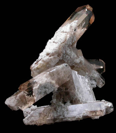 Topaz with rhyolite inclusions from Topaz Mountain, Thomas Range, Thomas Range, Juab County, Utah