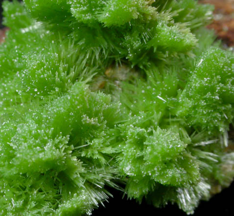 Pyromorphite from Mine des Farges, Ussel, Corrze, France