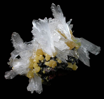 Hemimorphite and Mimetite from Mina Ojuela, Mapimi, Durango, Mexico