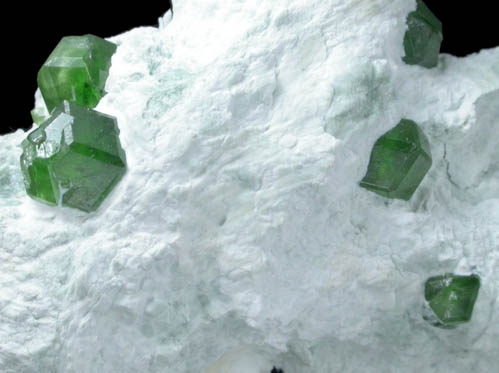 Andradite var. Demantoid Garnet from Jeffrey Mine, Asbestos, Qubec, Canada