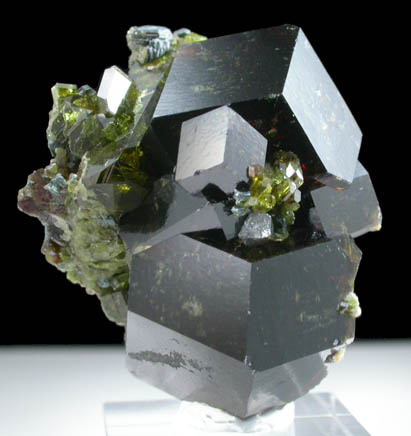 Andradite Garnet with Epidote and Clinochlore from Marki Khel, Spin Ghar Mountains, southwest of Jalalabad, Nangarhar, Afghanistan