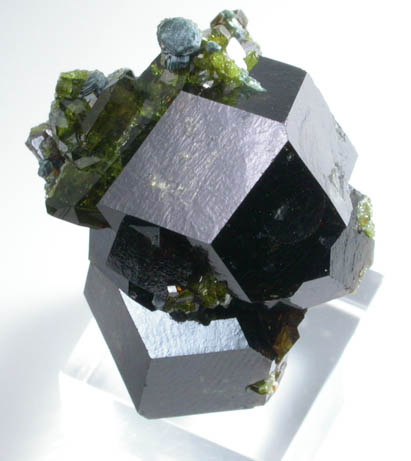 Andradite Garnet with Epidote and Clinochlore from Marki Khel, Spin Ghar Mountains, southwest of Jalalabad, Nangarhar, Afghanistan