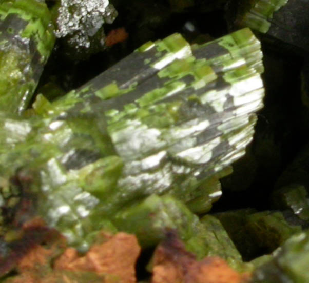 Pyromorphite from Phoenixville, Chester County, Pennsylvania