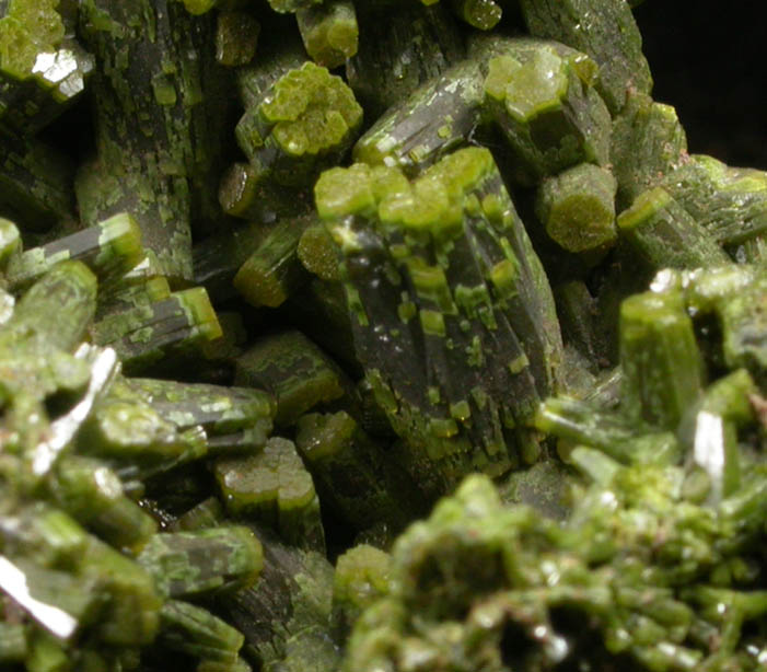 Pyromorphite from Phoenixville, Chester County, Pennsylvania