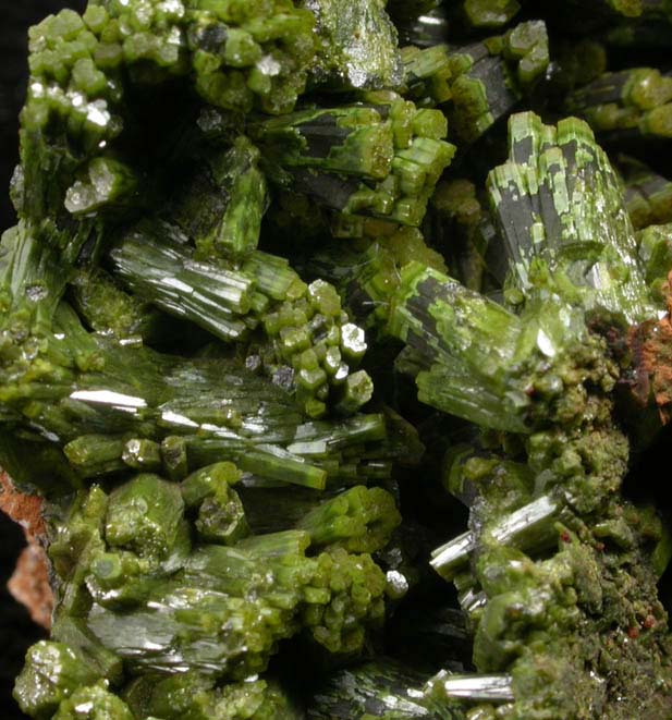 Pyromorphite from Phoenixville, Chester County, Pennsylvania