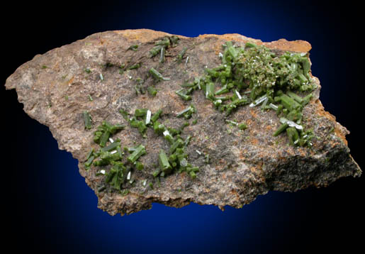 Pyromorphite from Phoenixville, Chester County, Pennsylvania