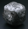 Diamond (71.64 carat dark-gray cubic crystal) from Botswana