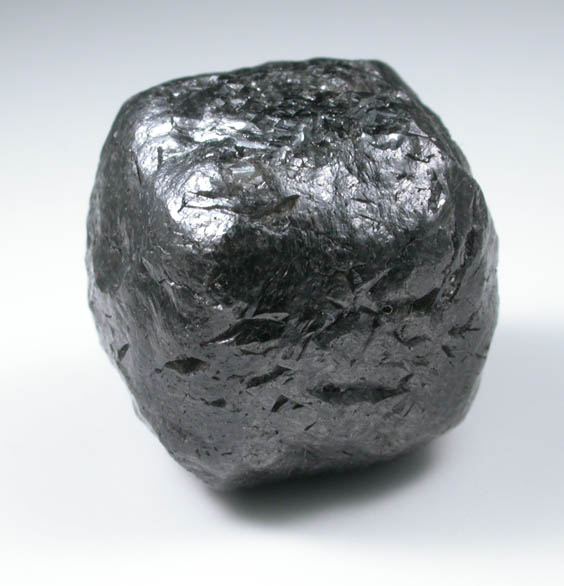 Diamond (71.64 carat dark-gray cubic crystal) from Botswana