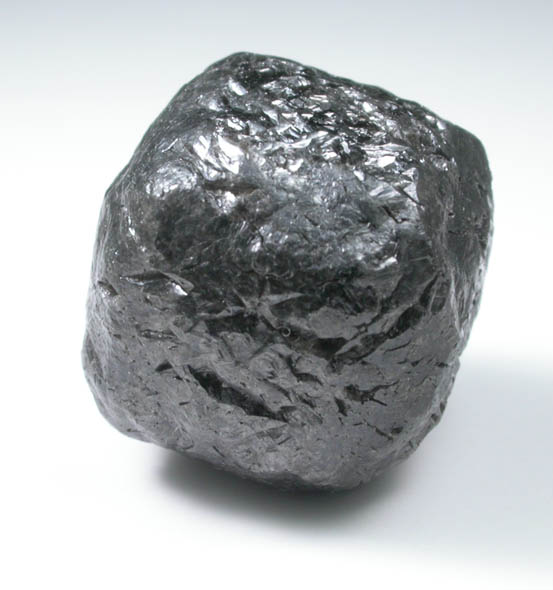 Diamond (71.64 carat dark-gray cubic crystal) from Botswana