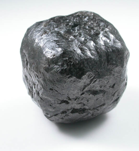 Diamond (71.64 carat dark-gray cubic crystal) from Botswana