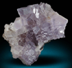 Fluorite on Quartz from Geoda del Reguerin, La Viesca, La Collada, Siero, Asturias, Spain