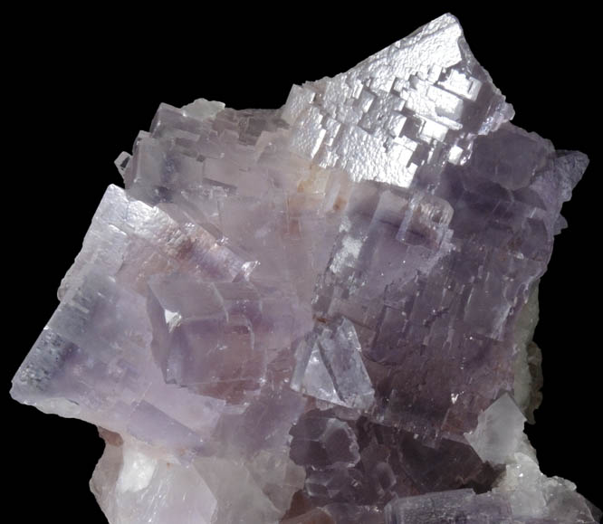 Fluorite on Quartz from Geoda del Reguerin, La Viesca, La Collada, Siero, Asturias, Spain