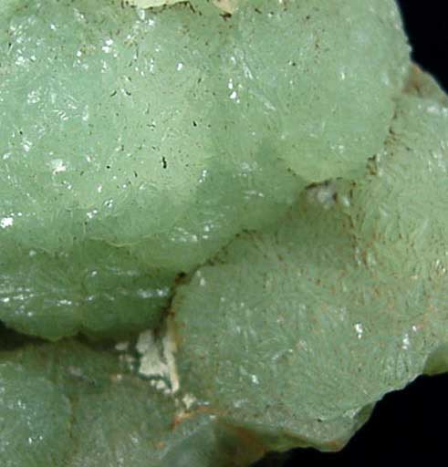 Prehnite from New Street Quarry, Paterson, Passaic County, New Jersey