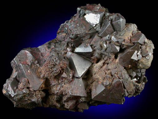 Hematite pseudomorphs after Magnetite (var. Martite) from Twin Peaks, Millard County, Utah