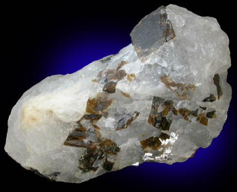 Cryolite with Siderite, Pyrite, Galena from Ivigtut, Arsuk Firth (Arsukfjord), Kitaa Province, Greenland (Type Locality for Cryolite)