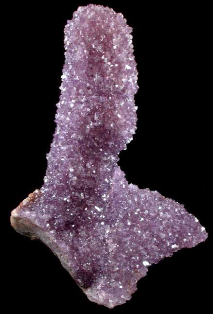 Quartz var. Amethyst Stalactite from Catalan Agate-Amethyst District, Southern Paran Basalt Basin, Artigas, Uruguay