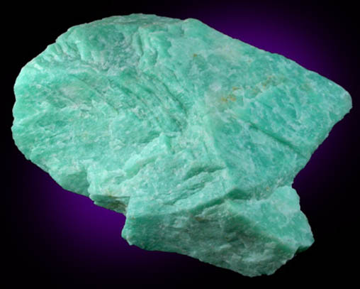 Microcline var. Amazonite from Rutherford Mine, Amelia Courthouse, Amelia County, Virginia