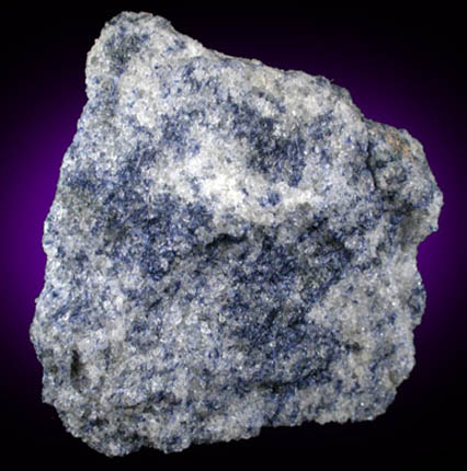 Dumortierite in Quartz from Clip Mine, Yuma County, Arizona