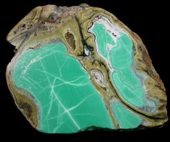 Variscite with Crandallite and Wardite from Little Green Monster Mine, Clay Canyon, Fairfield, Utah County, Utah (Type Locality for Wardite)