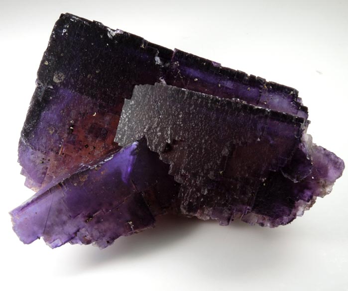 Fluorite with internal color zoning from Rosiclare Level, Annabel Lee Mine, Harris Creek District, Hardin County, Illinois