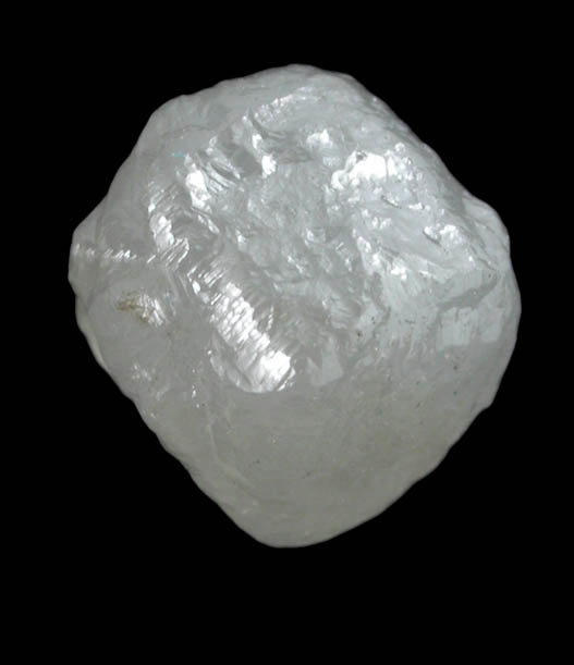 Diamond (3 carat intergrown gray cubic crystals) from Mbuji-Mayi (Miba), 300 km east of Tshikapa, Democratic Republic of the Congo