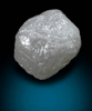 Diamond (2.44 carat intergrown gray cubic crystals) from Mbuji-Mayi (Miba), 300 km east of Tshikapa, Democratic Republic of the Congo