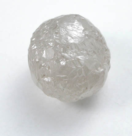 Diamond (1.91 carat gray-brown irregular crystal) from Mbuji-Mayi (Miba), 300 km east of Tshikapa, Democratic Republic of the Congo