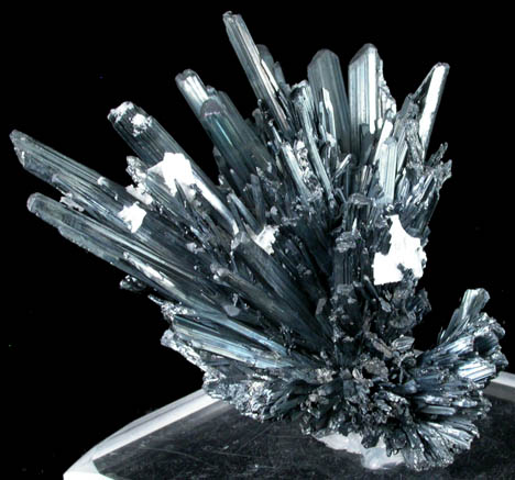 Stibnite with Barite from Baia Sprie (Felsbnya), Maramures, Romania