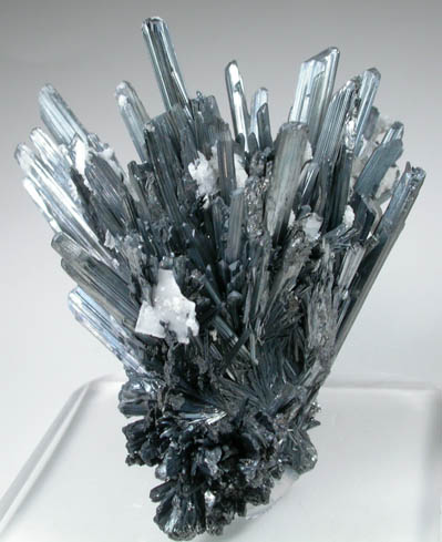 Stibnite with Barite from Baia Sprie (Felsbnya), Maramures, Romania