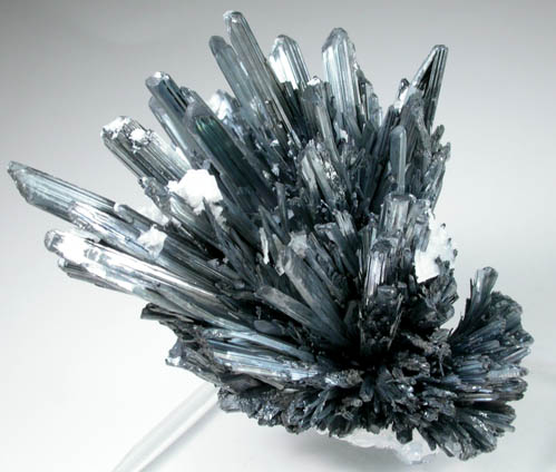 Stibnite with Barite from Baia Sprie (Felsbnya), Maramures, Romania