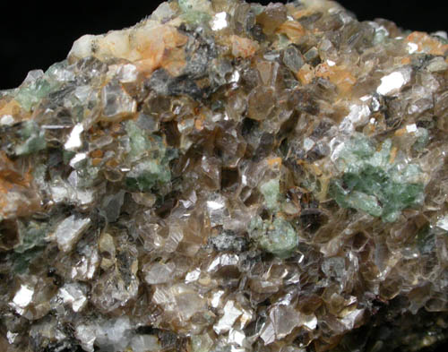 Edenite and Phlogopite from Lime Crest Quarry (Limecrest), Sussex Mills, 4.5 km northwest of Sparta, Sussex County, New Jersey