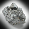 Carrollite with Chalcopyrite on Calcite from Kambove Mine, Katanga (Shaba) Province, Democratic Republic of the Congo