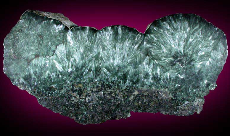 Clinochlore var. Seraphinite from Korzunovskoe, near Zheleznogorsk, Angara-Ilim Basin, Irkutskaya Oblast', Russia