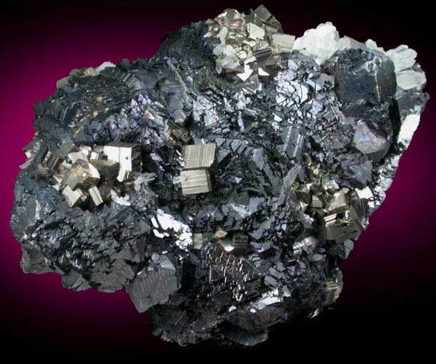 Sphalerite, Pyrite, Quartz from Second Sovietskiy Mine, Dalnegorsk, Primorskiy Kray, Russia