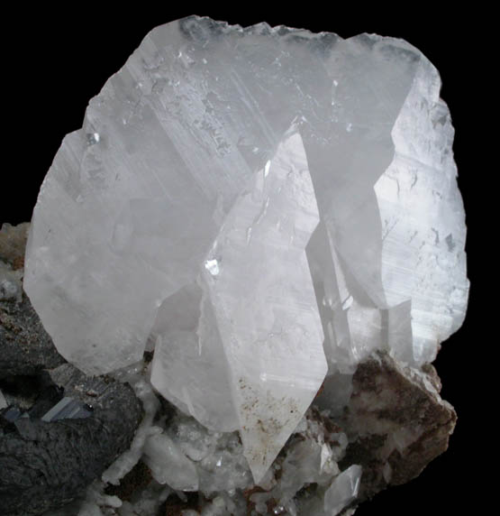 Calcite with Galena and Quartz from Dalnegorsk, Primorskiy Kray, Russia