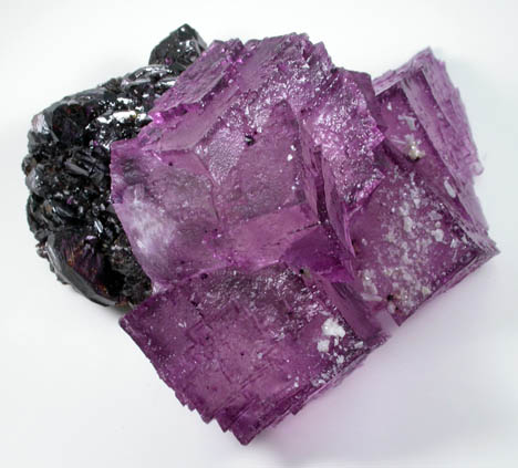 Fluorite and Sphalerite from Denton Mine, Harris Creek District, Hardin County, Illinois