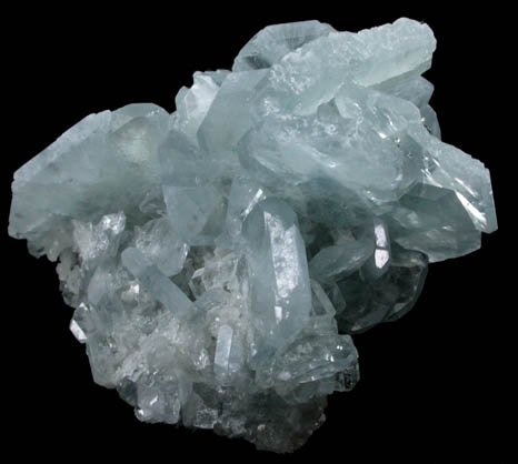 Barite over Calcite from Shirley Basin, Carbon County, Wyoming