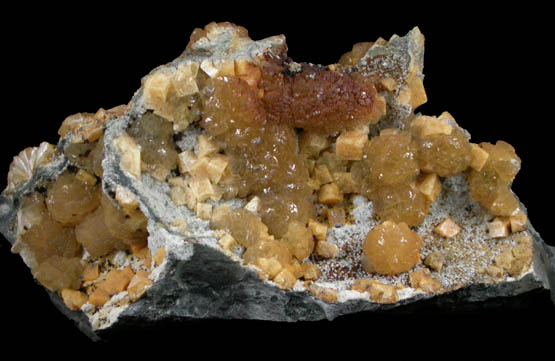 Stellerite with Gmelinite-Chabazite from Sokolovskiy-Sarbaiskiy Mine, Rudnyy, Kustanay Oblast, Kazakhstan