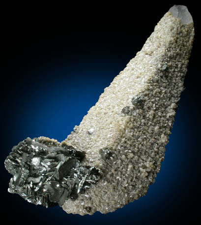 Arsenopyrite and Siderite on Quartz from Panasqueira Mine, Barroca Grande, 21 km. west of Fundao, Castelo Branco, Portugal