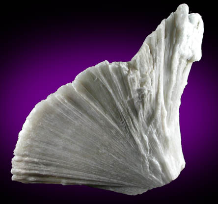 Ulexite (fan-shaped formation) from Kramer District, Boron, Kern County, California