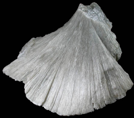 Ulexite (fan-shaped formation) from Kramer District, Boron, Kern County, California