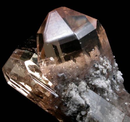 Topaz with rhyolite inclusions from Pismire Wash area, Thomas Mountains, Juab County, Utah