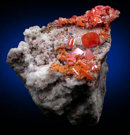 Wulfenite and Mimetite from Red Cloud Mine, Silver District, La Paz County, Arizona