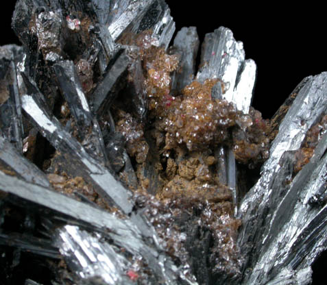 Stibnite with Quartz from Baia Sprie (Felsbnya), Maramures, Romania