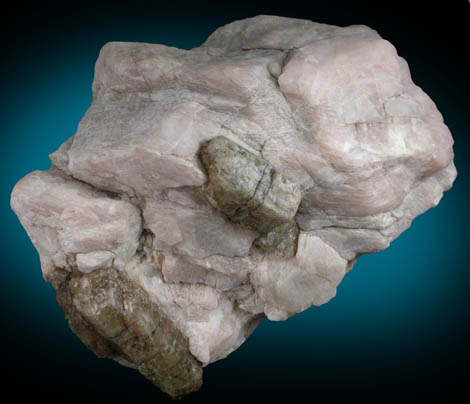 Fluorapatite in Calcite from Miller Mine, Ontario, Canada