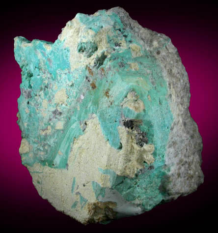 Turquoise from Gunheath Mine, St. Austell, Cornwall, England