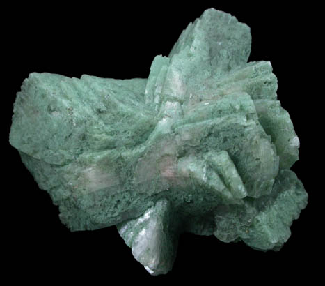 Heulandite with Celadonite inclusions from Aurangabad, Maharashtra, India