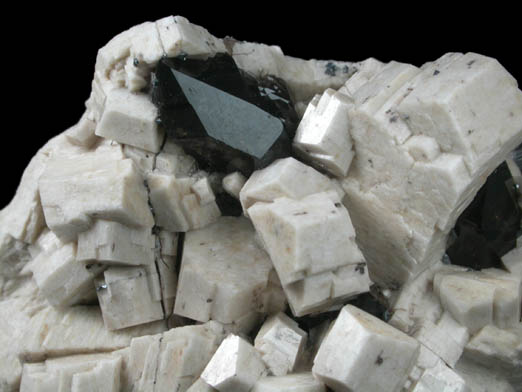 Microcline, Smoky Quartz, Hematite from Slieve Binnian, County Down, Northern Ireland